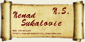 Nenad Šukalović vizit kartica